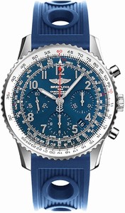 Breitling Swiss automatic Dial color Blue Watch # AB0121C4/C920-211S (Men Watch)