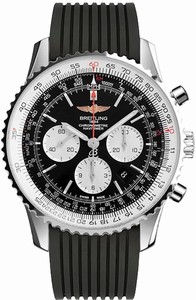 Breitling Swiss automatic Dial color Black Watch # AB012721/BD09-252S (Men Watch)
