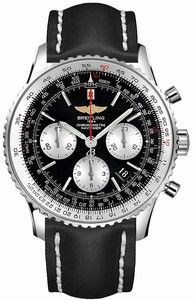 Breitling Swiss automatic Dial color Black Watch # AB012721/BD09-442X (Men Watch)