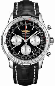 Breitling Swiss automatic Dial color Black Watch # AB012721/BD09-760P (Men Watch)
