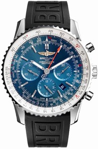 Breitling Swiss automatic Dial color Blue Watch # AB012721/C889-154S (Men Watch)