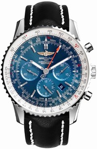 Breitling Swiss automatic Dial color Blue Watch # AB012721/C889-441X (Men Watch)