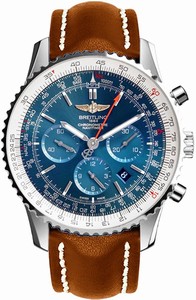 Breitling Swiss automatic Dial color Blue Watch # AB012721/C889-443X (Men Watch)