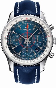 Breitling Swiss automatic Dial color Blue Watch # AB0130C5/C894-115X (Men Watch)