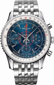 Breitling Swiss automatic Dial color Blue Watch # AB0130C5/C894-448A (Men Watch)