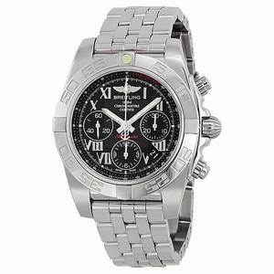 Breitling Black Automatic Watch # AB014012-BC04SS (Men Watch)