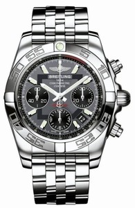 Breitling Grey Automatic Self Winding Watch # AB014012/F554-SS (Men Watch)