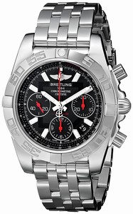 Breitling Swiss automatic Dial color Black Watch # AB014112/BB47 (Men Watch)