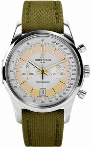 Breitling Swiss automatic Dial color Silver Watch # AB015412/G784-106W (Men Watch)