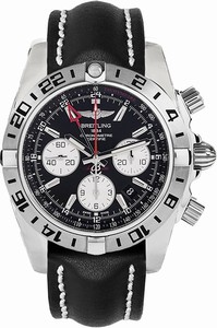 Breitling Swiss automatic Dial color Black Watch # AB0413B9/BD17-442X (Men Watch)