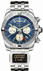Breitling Swiss automatic Dial color Blue Watch # AB042011/C851-373A (Men Watch)