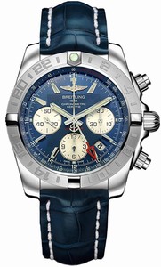 Breitling Swiss automatic Dial color Blue Watch # AB042011-C851-731P (Men Watch)
