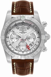 Breitling Swiss automatic Dial color Silver Watch # AB042011/G745-739P (Men Watch)