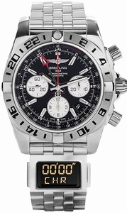 Breitling Swiss automatic Dial color Black Watch # AB0420B9/BB56-373A (Men Watch)