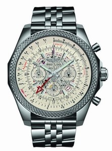 Breitling Silver Automatic Self Winding Watch # AB043112/G774-SS (Men Watch)