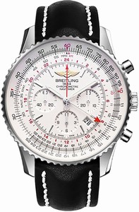 Breitling Swiss automatic Dial color Silver Watch # AB044121/G783-441X (Men Watch)