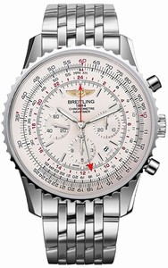 Breitling Swiss automatic Dial color Silver Watch # AB044121/G783-443A (Men Watch)