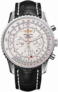 Breitling Swiss automatic Dial color Silver Watch # AB044121/G783-760P (Men Watch)