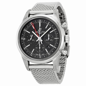Breitling Black Automatic Watch # AB045112/BC67 (Men Watch)