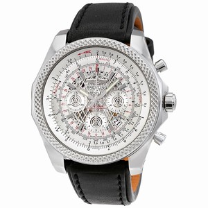 Breitling Silver Automatic Watch # AB061112-G768BKLT (Men Watch)