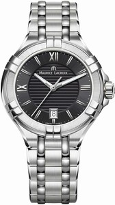 Maurice Lacroix Analog quartz Dial color Black Watch # AI1004-SS002-330-1 (Men Watch)