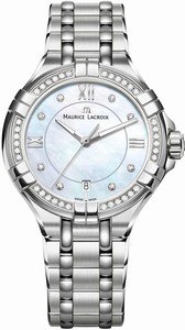 Maurice Lacroix Silver Dial Stainless Steel Watch #AI1006-SD502-170-1 (Men Watch)