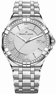 Maurice Lacroix Stainless Steel Watch # AI1008-SD502-130-1 (Men Watch)