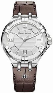 Maurice Lacroix Leather Watch # AI1008-SS001-130-1 (Men Watch)