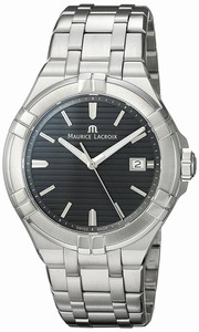 Maurice Lacroix Swiss quartz Dial color Grey Watch # AI1008-SS002-332-1 (Men Watch)