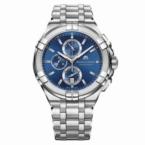 Maurice Lacroix Aikon Quartz Chronograph Date Stainless Steel Watch# AI1018-SS002-430-1 (Men Watch)