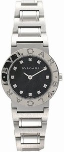 Bvlgari Quartz Dial color Black Watch # BB26BSS-12N (Men Watch)