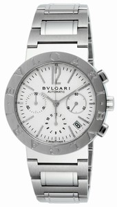 Bvlgari Automatic Dial color White Watch # BB38WSSDCH (Men Watch)