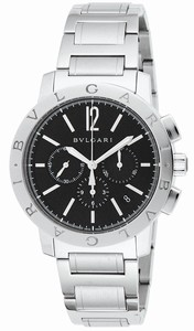 Bvlgari Automatic Dial Color Black Watch #BB41BSSDCH (Men Watch)