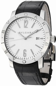Bvlgari Automatic Dial Color White Watch #BB41WSLD (Men Watch)