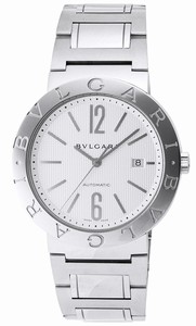 Bvlgari Automatic Dial color White Watch # BB42WSSD (Men Watch)