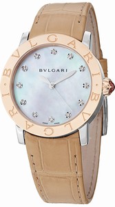 Bvlgari Swiss automatic Dial color Mother of pearl Watch # BBL33WSPGL/12 (Women Watch)