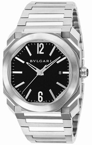 Bvlgari Swiss automatic Dial color Black Watch # BGO41BSSD (Men Watch)