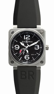Bell & Ross Mechanical Automatic Dial color Black Watch # BR0197-BL-ST (Men Watch)