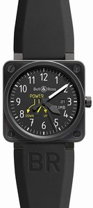 Bell & Ross Swiss automatic Dial color Black Watch # BR0197-CLIMB (Men Watch)