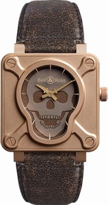 Bell & Ross Aviation Automatic Skull Limited Edition Watch# BR01-92-SKULL-BR (Men Watch)