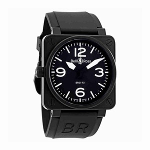 Bell & Ross Automatic Dial color Black Watch # BR01-92-SL (Men Watch)