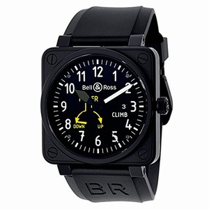Bell & Ross Swiss Automatic Black Watch #BR01-CLIMB (Men Watch)