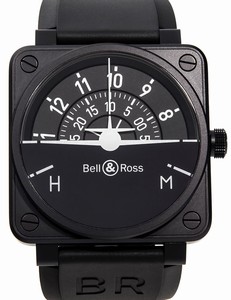 Bell & Ross Swiss automatic Dial color Black Watch # BR01-TURN-COORDINATO (Men Watch)
