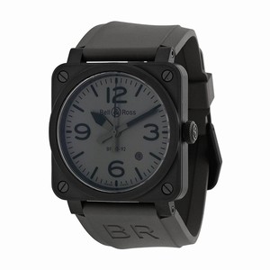 Bell & Ross Automatic Dial color Grey Watch # BR0392-COMMANDO-CE (Men Watch)