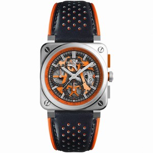Bell & Ross Aéro GT Chronograph Orange Limited Edition of 500 Pieces Watch# BR0394-SC-ORA/SCA (Men Watch)