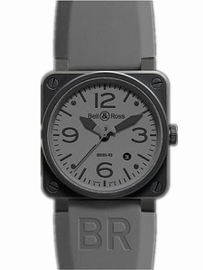 Bell & Ross Automatic Stainless Steel Watch #BR03-94-AUTO-COMMANDO (Men Watch)