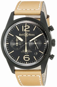 Bell & Ross Swiss automatic Dial color Black Watch # BR126-HERITAGE (Men Watch)