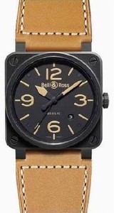Bell & Ross Automatic Dial color Black Watch # BR-03-92-HERITAGE-CERAMIC (Men Watch)