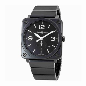 Bell & Ross Quartz Dial color Black Watch # BRS-BL-Ceramic/SCE (Women Watch)