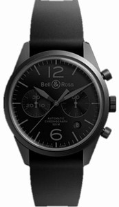 Bell & Ross Mechanical Hand-wind Chronograph Watch #BRV-126-PHANTOM_RUB (Men Watch)